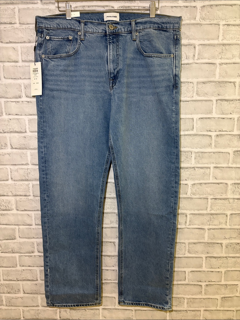 Jack & Jones Classic Light Blue Straight relaxed Jeans 38x34